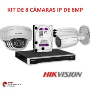 KIT DE 8 CÁMARAS IP DE 8MP 5 KIT DE 8 CÁMARAS IP DE 8MP - Imagen 1