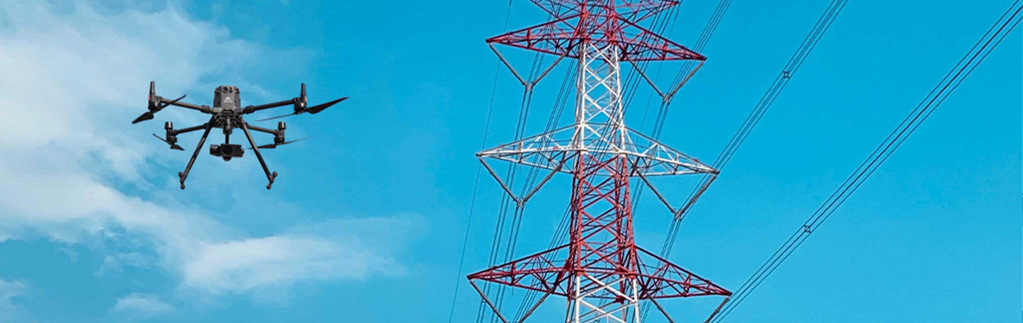 Dron para detección de corona en Alta Tension 6 dron bc-20 volando alta tension 2
