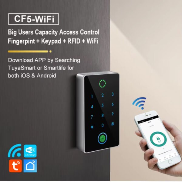 CF5-WiFi - Control de Acceso Inteligente por Conexión WiFi 2 CF501