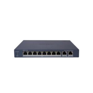 HK-DS-3E1510P-EI - SWITCH ADMINIS 8 POE ALL 1000M (1G) + 2 UP RJ45 GIGABITE - 110W - Imagen 1