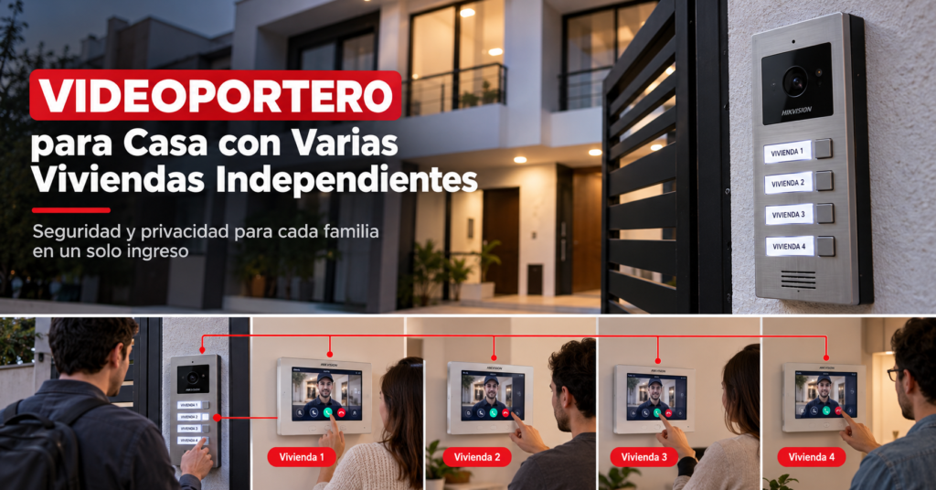 Videoportero para Casa con Varias Viviendas Independientes 21 Videoportero para viviendas independientes